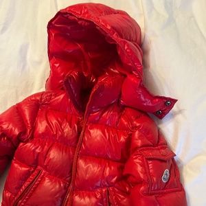 Authentic Moncler Hooded Puffer for girls or boys (Size 4)